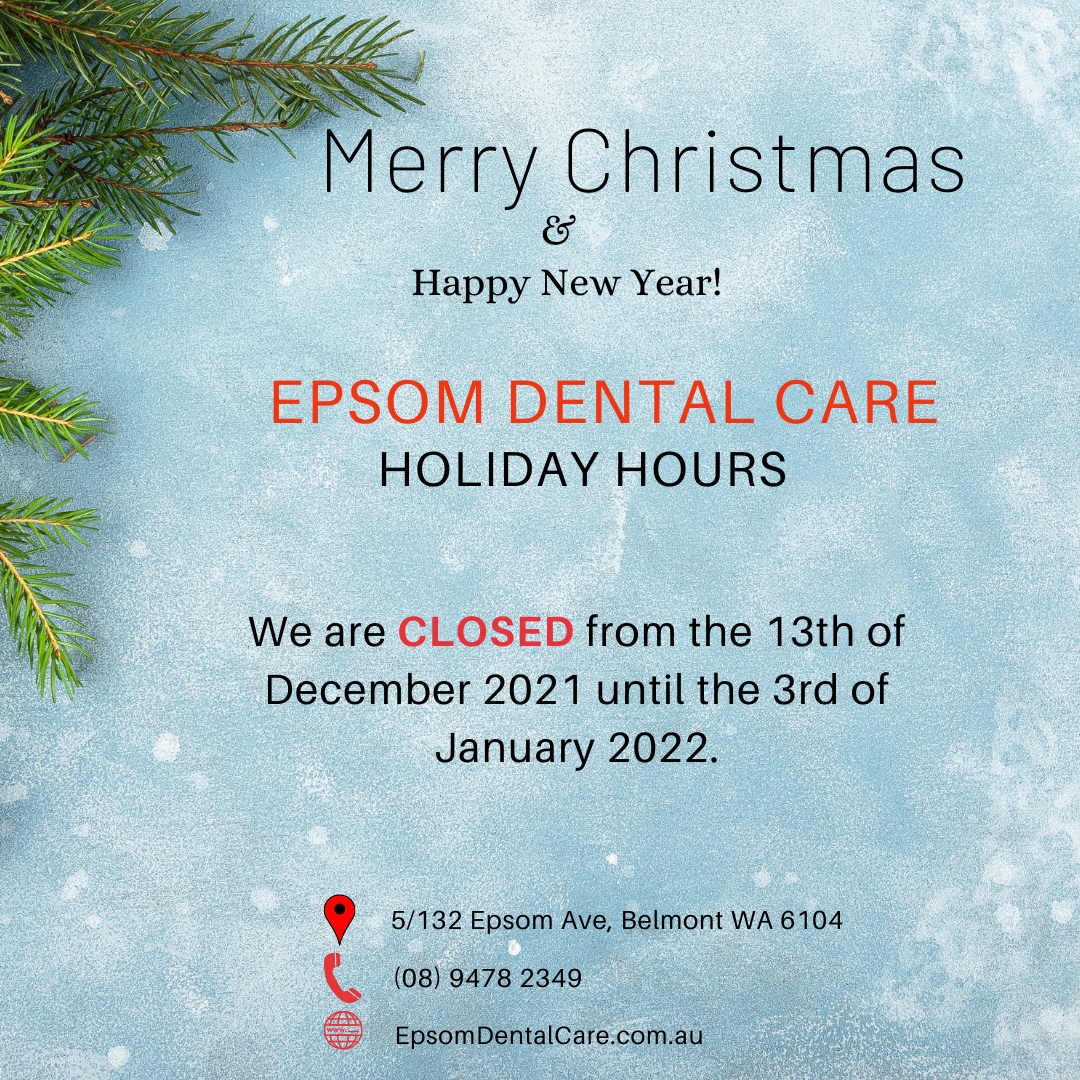 epsom dental care belmont holiday banner